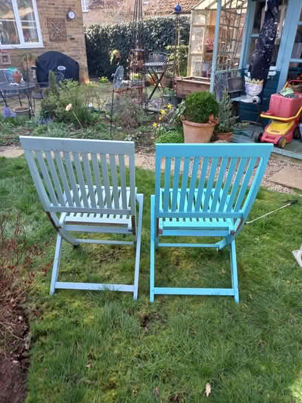 Photo of free Garden chairs (Watton at Stone SG14) #1