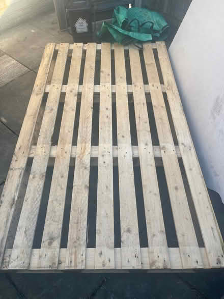 Photo of free Wooden pallet Oversized and clean (Charvil RG10) #1
