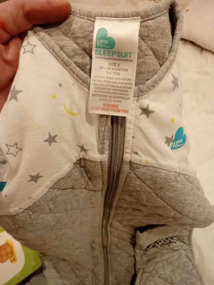 Photo of free 24/36 months sleep suit 1.0Tog (Richmond TW9) #3