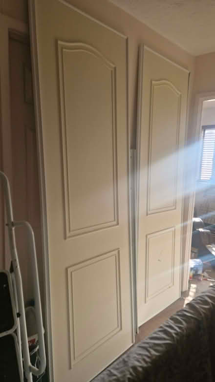 Photo of free Large sliding wardrobe or cupboard doors and rails. (Stone Cross BN23) #2