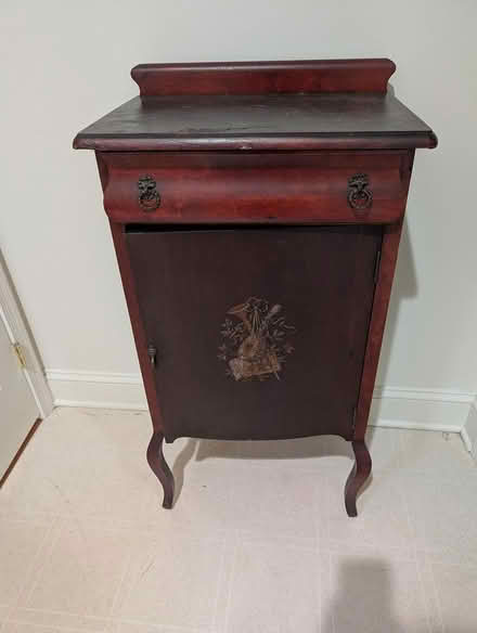 Photo of free Antique music cabinet (Near Wegmans Allentown) #1