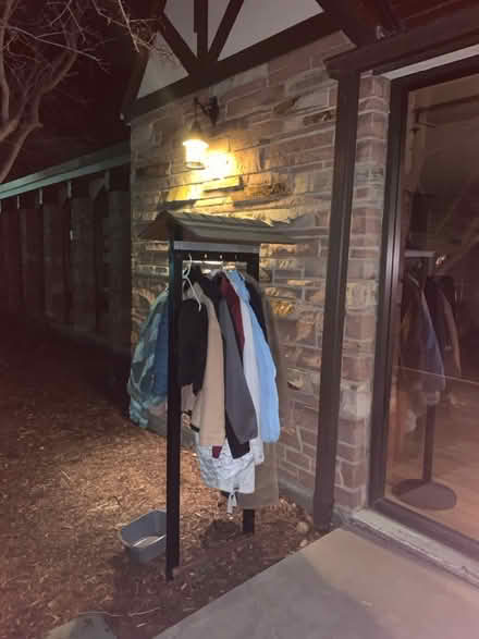 Photo of free Rack of coats, scarves (Longmont Old Town) #2