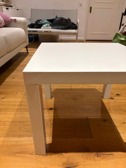 Photo of free White IKEA coffee table (Earls Court) #2
