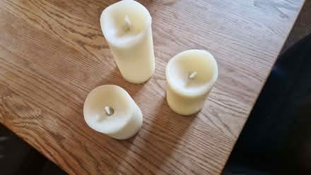 Photo of free 3 Battery resin candles (Stone Cross BN23) #1