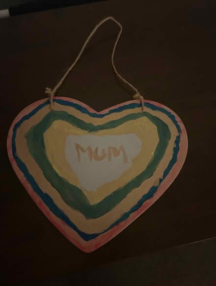 Photo of free Painted wooden heart (Knaresborough HG5) #1