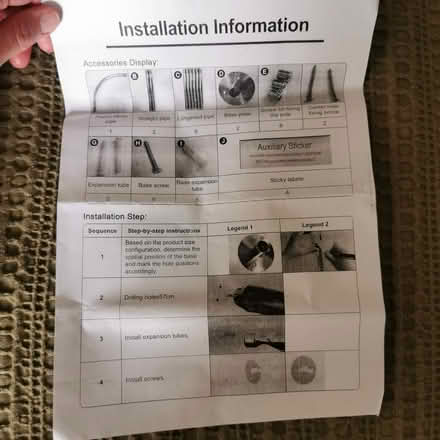 Photo of free L shaped shower rail (Honor Oak) #3