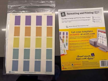 Photo of free Avery labels (South Pasadena) #3