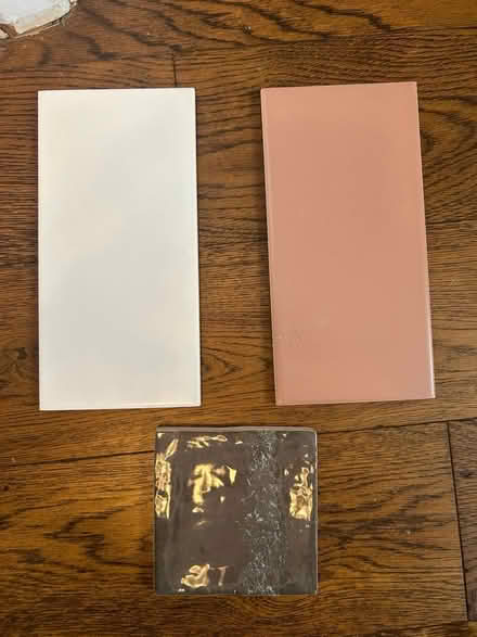 Photo of free Pink and grey tiles plus grout (Hollingbury, BN1) #1