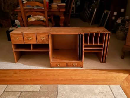 Photo of free Oak Roll Top Desk Insert (Green Valley Fairfield) #1