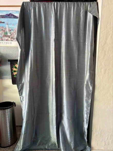 Photo of free Blue Curtains (Redwood City) #1