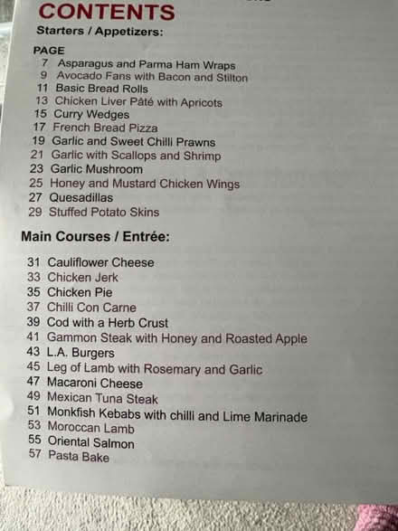 Photo of free Halogen cooking book (Belle Vale L25) #2