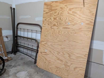 Photo of free Antique metal full bed frame (Near Wegmans Allentown) #2