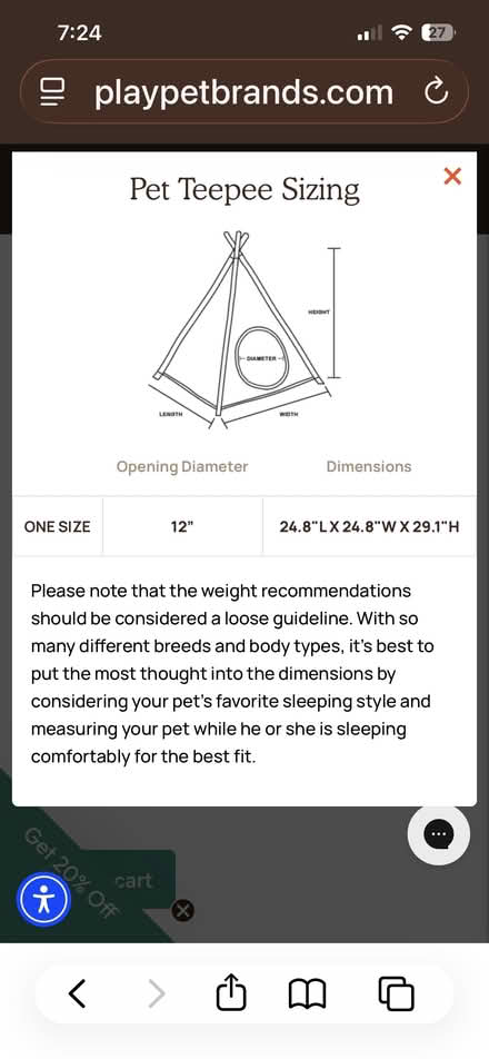 Photo of free Pet tent (Silver Spring, MD) #1