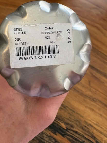 Photo of free Water bottle - Stainless steel (Kanata Lakes) #2