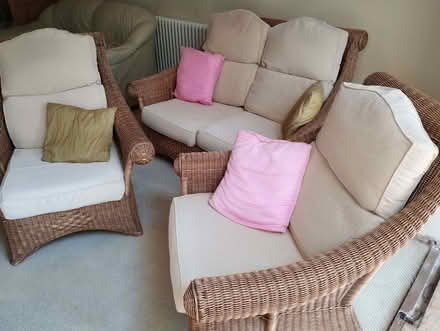 Photo of free wicker garden furniture set (Chipping Ongar CM5) #1