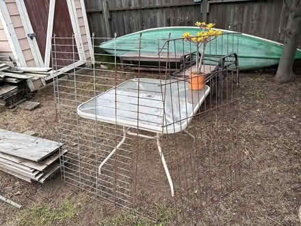 Photo of free 2 sections of Metal wire grate (Alameda West End) #1