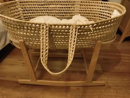 Photo of free Moses Basket with Rocking Stand (Paddock Wood) #1