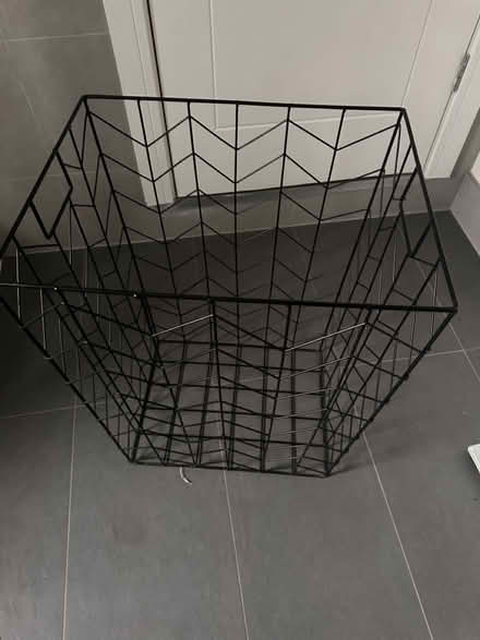 Photo of free Metal laundry basket (Borehamwood, WD6) #1