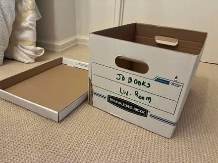 Photo of free Cardboard Storage Boxes - Like New (UES, 69 St bet 2nd and 1st Ave) #2