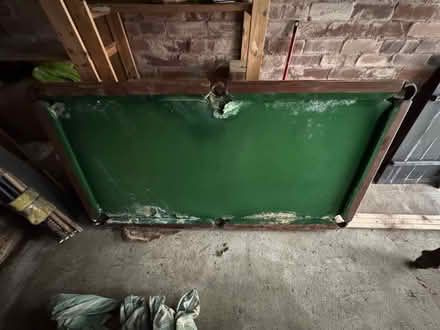 Photo of free 6ft x 3ft slate bed snooker table (Nether edge S7) #1