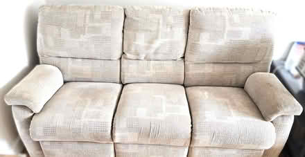 Photo of free 3 seater sofa and chair (Chellaston DE73) #1