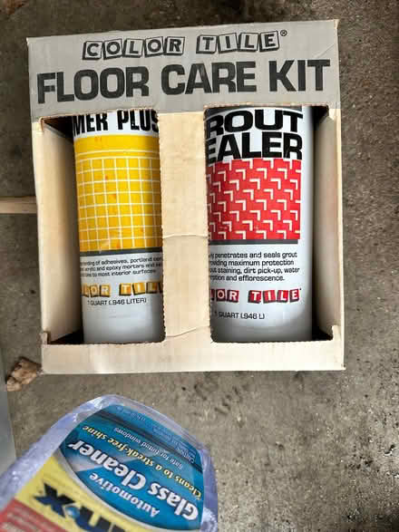 Photo of free tile floor care kit (Arlington Center) #1