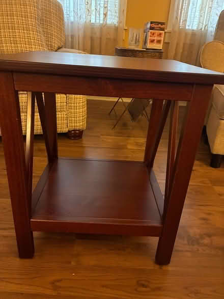 Photo of free Wood end table (Amber meadows 21702) #1