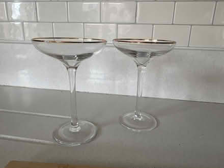 Photo of free Champagne coupes (pair) (Elephant and Castle) #1