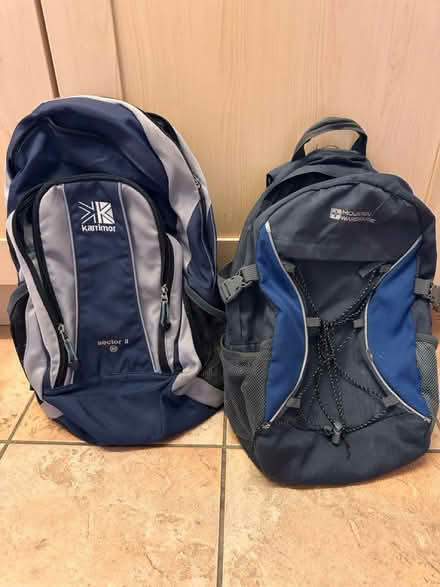 Photo of free 2 x Rucksacks (Bromsgrove B60) #1