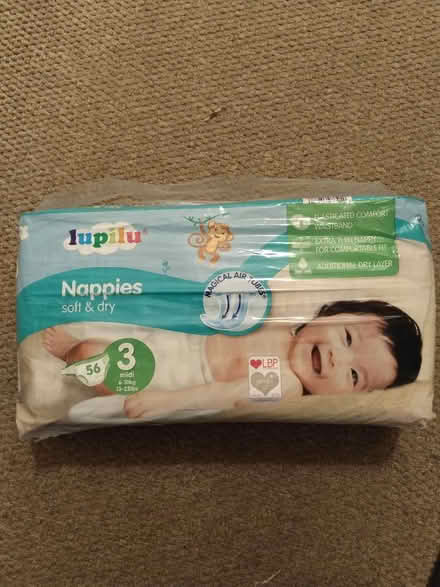 Photo of free Lupilu Size 3 Baby Diapers (Slack Lane DE22) #1