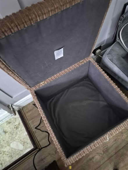 Photo of free Light brown cord pouffe (MK15 downhead park) #2