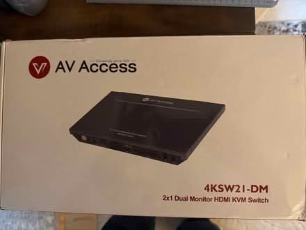 Photo of free 2x1 dual monitor KVM switch (Matawan NJ) #1