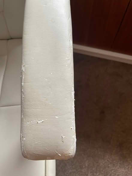Photo of free Home office chair cream leather (Dyson perrins -wR14) #3