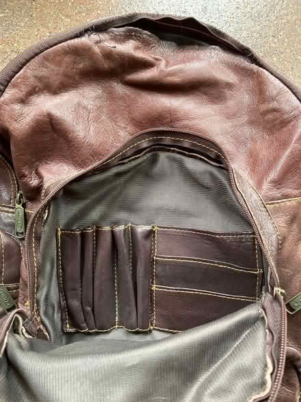 Photo of free Leather backpack, needs repair (Ballard) #2