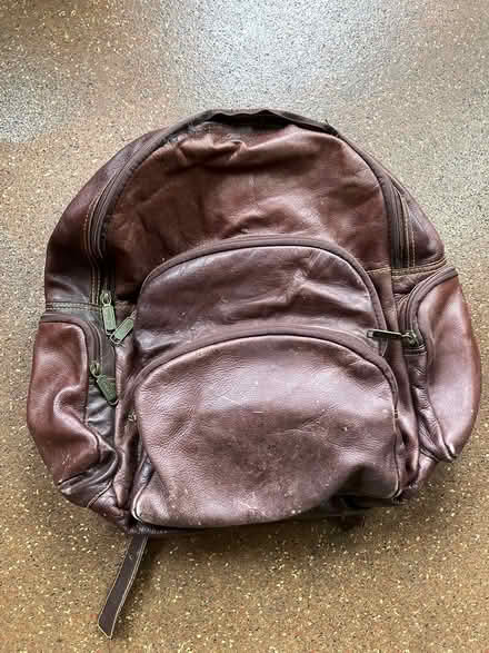 Photo of free Leather backpack, needs repair (Ballard) #1