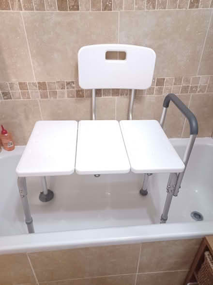 Photo of free Bath transfer bench PLEASE CHECK JUNK MAIL FOR MESSAGES (Debden IG10) #3