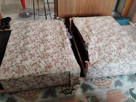 Photo of free Double bed frame (chesterton CB4) #2