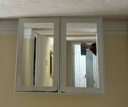 Photo of free Bathroom wall cabinet with mirrors (Whittlesford, CB22) #1