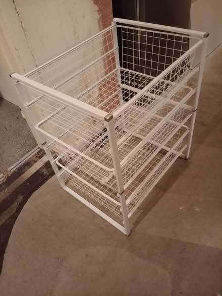 Photo of free White wire drawers (Hulme, M15) #1