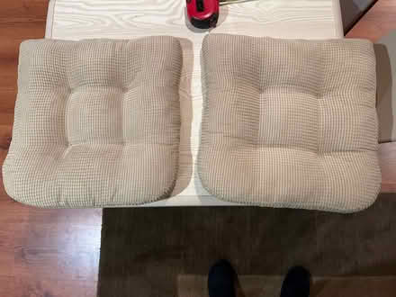 Photo of free 6 chair cushions (Off ushers rd) #1