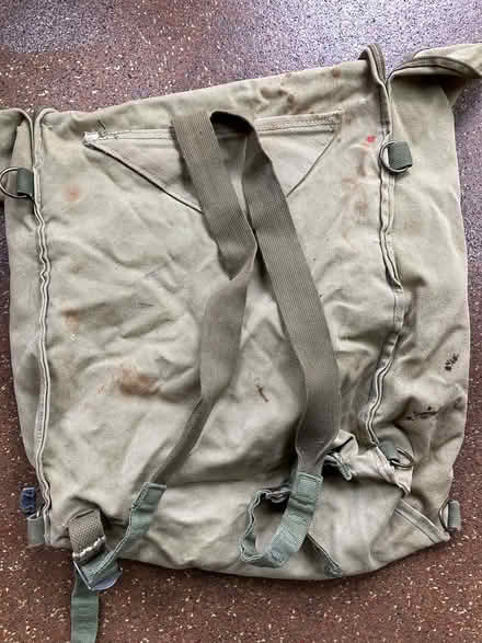 Photo of free Vintage green backpack (Ballard) #2