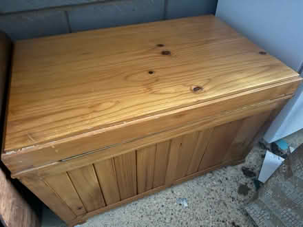 Photo of free Large pine chest (Thrapston) #1