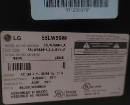 Photo of free lcd tv 55" lg (L6M3P6) #2