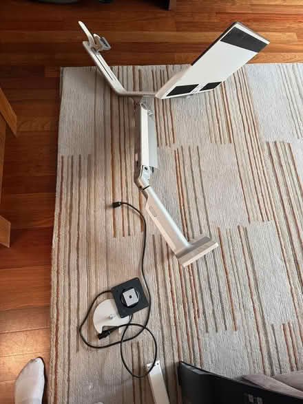 Photo of free Human Scale Monitor Arm w/ Keyboard (Battery Park City) #1