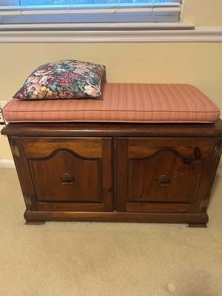 Photo of free Pine chest with detached cushion (Annandale, Wakefield area) #2