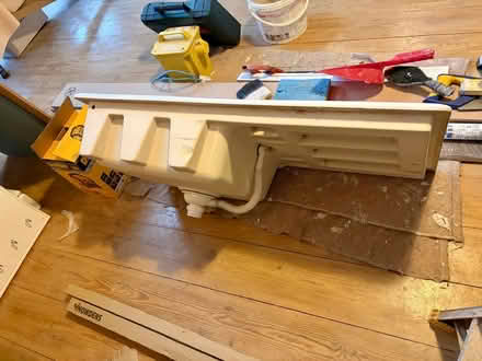 Photo of free White enamel kitchen sink (Combe Down) #3