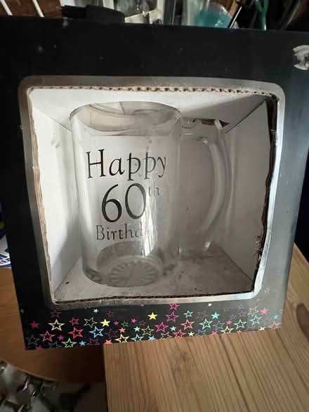 Photo of free “60” drinking glasses x 2 (Rubery B45) #4