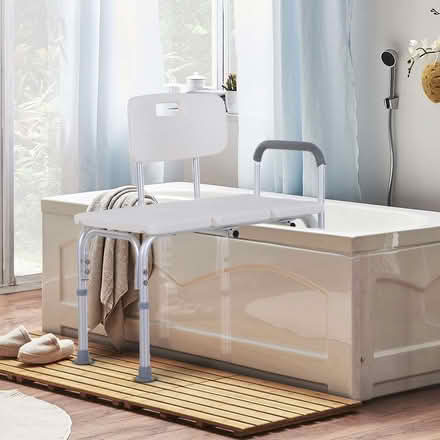 Photo of free Bath transfer bench PLEASE CHECK JUNK MAIL FOR MESSAGES (Debden IG10) #1