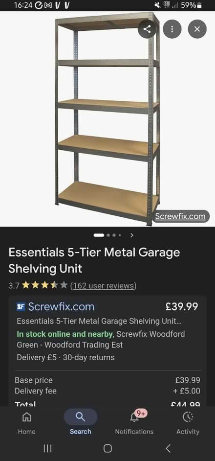 Photo of free Garage shelves (E4) #2