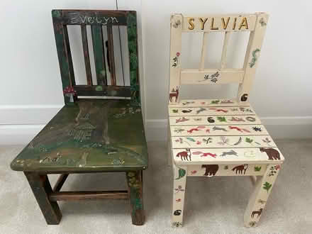 Photo of free 2 wooden child’s chairs (BN1) #2